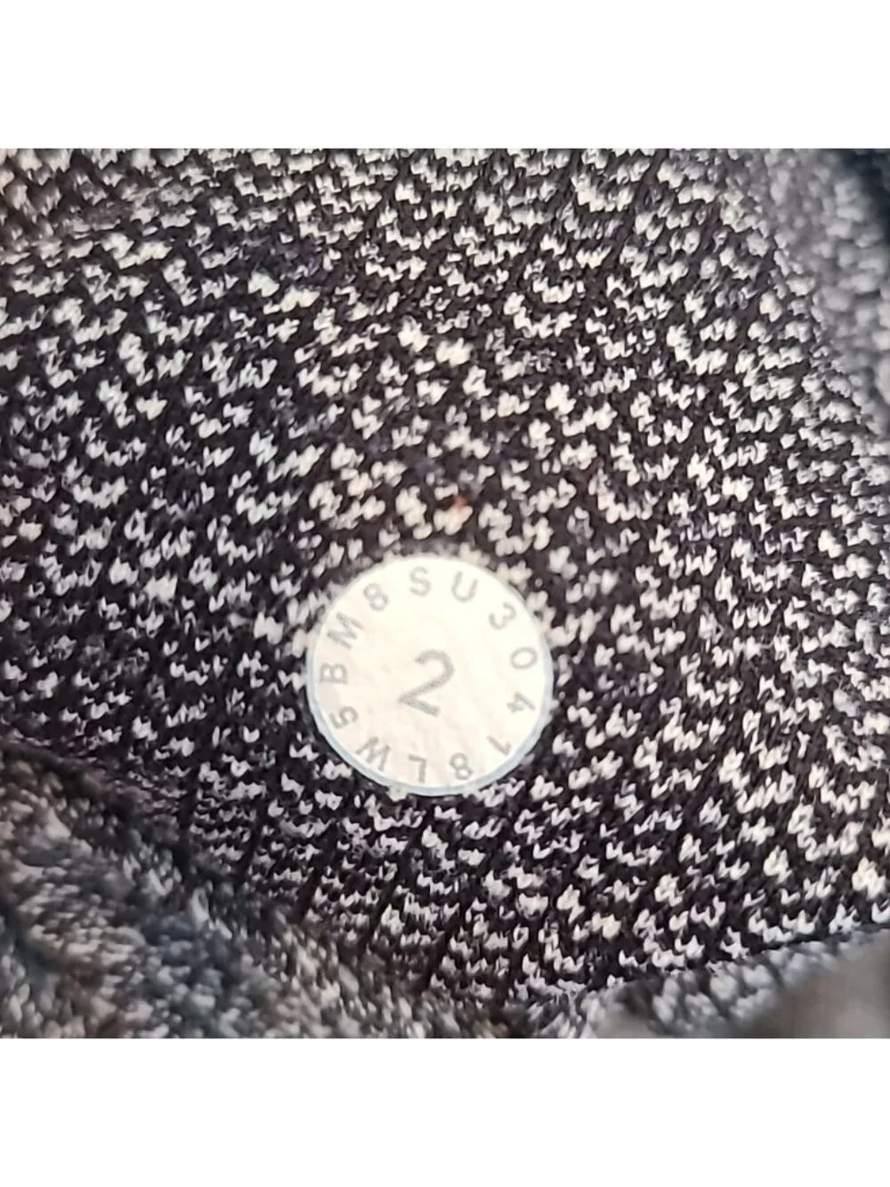 Lululemon Skinny Will Pant *Full-On Luon Variegated Knit Blk Heathered B…